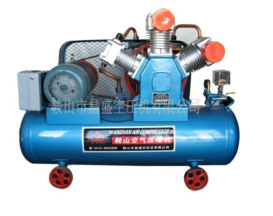 無油潤滑空壓機的工作原理。